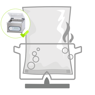 Sac cuisson sous discount vide